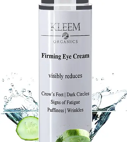 Contorno de Ojos Antiarrugas Mujer y Hombres - Organico Contorno Ojos para Hinchazón y Antiojeras con Cafeína y Colágeno - Crema que Reduce Ojeras, Líneas Finas y Saginess  