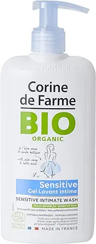 CORINE DE FARME Bio Organic Gel Intima Sensitive 250ML Unisex Adulto, Negro, Estándar  