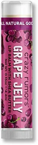Crazy Rumors Barra de Bálsamo Labial Calmante para Labios Secos, Edición Limitada de Verano (100% Natural y Vegano)  