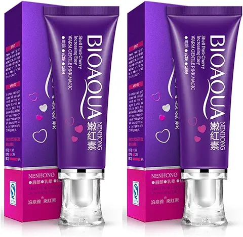 Crema Aclaradora | Crema Aclaradora Íntima,Crema Hidratante Mejorada para Rostro, Crema para Axilas, Axilas, Cuello, Espalda, Piernas, Codos y Áreas Privadas Rosixehird (2 Piezas)  