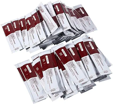 Crema Aftercare del Tatuaje,Ungüento de la Vitamina A y D Crema del Cuidado Posterior de la Cicatriz del Tatuaje para el arte Corporal del Tatuaje Fuentes Permanentes del Tatuaje del Maquillaje 100 Pc  
