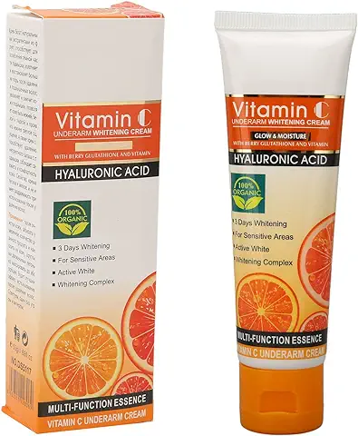 Crema Blanqueadora para Axilas de 50g, Crema para Manchas Oscuras, Crema Hidratante para Aclarar las Axilas, Crema Antitranspirante para Aclarar las Axilas  