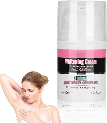 Crema Blanqueadora Para Las Axilas Crema Hidratante Para El Cuidado De Las Partes Privadas, Eficaz Para Aclarar Y Aclarar, Nutre, Repara La Piel, Elimina La Oscuridad Rápidamente 2.12oz  
