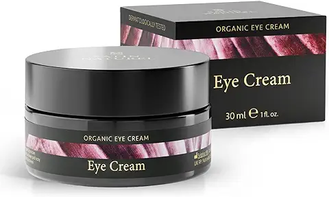 Crema Contorno de Ojos Antiarrugas Mujer y Hombre ORGÁNICO Bolsas y Ojeras 30ml - Antiojeras, Antiarrugas y Hidratación - Acido Hialuronico - Crema Hidratante Facial Mujer - Satin Naturel  
