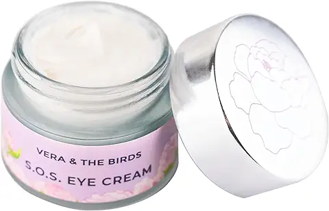 Crema Contorno de ojos "SOS Eye Cream" | Antiarrugas | Efecto Lifting Inmediato | Reduce la Profundidad de las Arrugas Hasta un 60% en 28 Días | Firmeza y Elasticidad | Vegano | Fórmula Natural | 15ml  