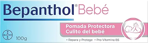Crema Culito Bebe - Bepanthol Bebé Pomada Protectora con Pro-Vitamina B5 - Crema para Irritaciones - Crema Pañal - Crema Bebe Recién Nacido - 100 g  