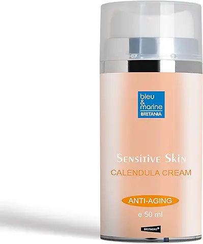 Crema de Calendula, Aloe Vera y Vitamina E 50 ML ● Crema Piel Sensible con Extracto de Caléndula Orgánica  