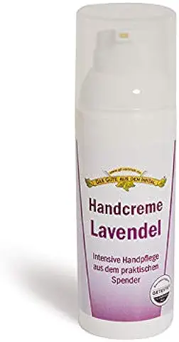 Crema de Manos de Lavanda, Dispensador, 50 ml  