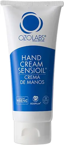 CREMA DE MANOS SENSIOIL ® | OZOLABS® | Con Aceite de Ozono Certificado Ecológico | Sello EcoPlus | ISO 9001 | 100 ml  