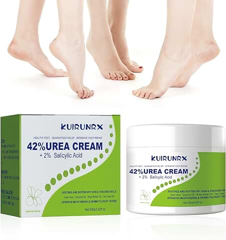 Crema de Urea, 100 g de urea Intensiva Crema para pies y Callos | Con aloe vera y Aceite de árbol de té para una Hidratación Profunda y Suavidad de la piel (1 Unidad)  