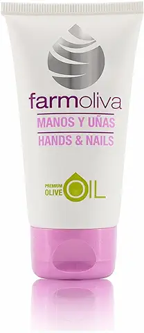 Crema Hidratante de Manos y Uñas - 50 ml - Nutrición Profunda y Efecto Reparador - Contiene Aceite de Oliva - Ideal para Suavizar y Reafirmar la Piel - Farmoliva  