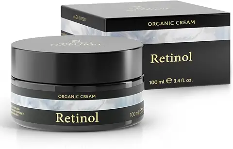 Crema Hidratante Facial Mujer de Retinol Puro para la cara + Acido Salicilico ORGÁNICO 100ml - Cara y Contorno de Ojos - Crema Antimanchas Facial Mujer - Crema Antiarrugas Mujer - Satin Naturel  