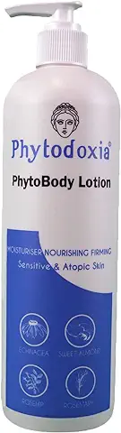Crema Hidratante PhytoBody Loción. Reafirmante, Antiarrugas, Antiestrías, para todo tipo de piel Especialmente piel Atópica. Con Echinacea, Romero, Aceite de Almendras y de Rosa de Mosqueta Puro  