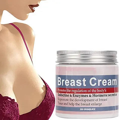 Crema para Agrandar Los Senos, Crema Hidratante para Agrandar Los Senos y Glúteos, Reafirmante y Reafirmante para el Cuidado del Pecho - 200g  