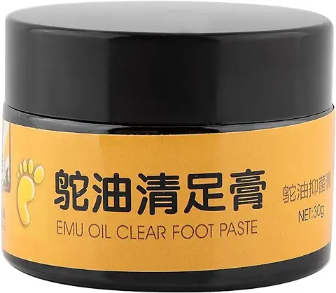 Crema para Pies Diabéticos, Crema de Masaje para el Cuidado de los Pies con Aceite de Emú, Reparación Antifúngica para el Alivio de la Piel Muerta, Cuidado de los Pies con Picazón  