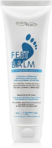 Crema Regeneradora para pies FEETBALM con Aceites Esenciales SIN PARABENOS 250ml. SesioMWorld®  