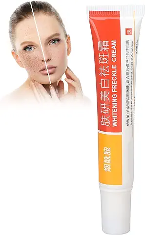 Crema Removedora de Manchas Oscuras, Crema Correctora Blanqueadora Aclaradora de Manchas de Color que Decoloran la Piel, Removedor de Manchas Avanzado para Rostro Y Cuerpo 15g  