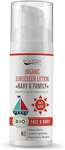 Crema Solar de Wooden Spoon, Factor de Protección 50, 50 ml  