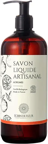 Écrin de Fleur - Jabón Líquido Artesanal para Manos y Cuerpo, Cítrico, 1x500 ml  