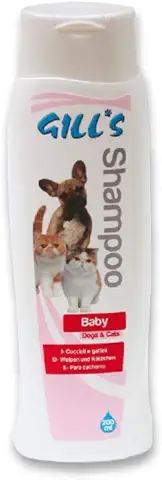 Croci Gill'S - Champú De Bebé Para Cachorros, Perros Y Gatos, No Quema Los Ojos, No Irrita La Piel, 200Ml  