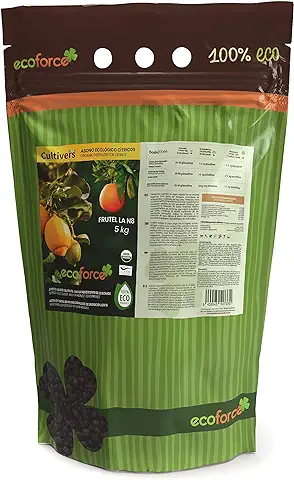 CULTIVERS Abono Cítricos Ecológico 5 kg. Fertilizante Origen 100% Orgánico y Natural Microgránulado. Mayor Rendimiento  