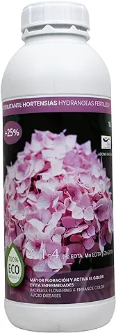 CULTIVERS Fertilizante Hortensias Ecológico de 1 L. Abono Líquido Mayor Floración y Intensifica el Color. Plantas Sanas y Fuertes. Abono 100% Natural CULTIVERS Fertilizante Hortensias Ecológico de 1 L. Abono Líquido Mayor Floración y Intensifica el Color. Plantas Sanas y Fuertes. Abono 100% Natural