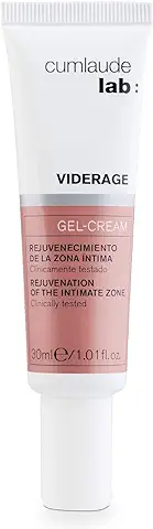 Cumlaude Lab Viderage - Gel Crema Tonificante y Reafirmante para el Rejuvenecimiento de la Zona Íntima con Ácido Hialurónico, Vitamina E y Niacinamida - 30 ml  