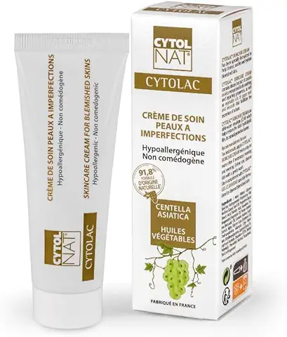 Cytolac Crema Anti-Imperfecciones - Pieles Sensibles con Tendencia Acneica - Limpia, Calma e Hidrata las Pieles con Tendencia Acneica - Reducción Visible y Duradera del Número de Puntos Negros 50 ml  