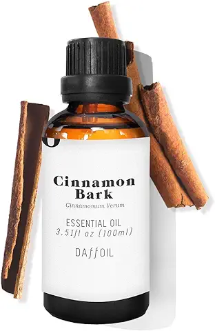 Daffoil Aceite Esencial Canela Corteza 100ml puro BIO 100% Natural Ecológico Aromaterapia Humidificador  