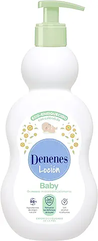 Denenes Baby - Loción Corporal Eco-Enriquecido con Caléndula Ecológica, Hidrata y Protege la Piel, para Bebés a Partir de 0 Meses, Apta para Pieles Sensibles - 400 ml  