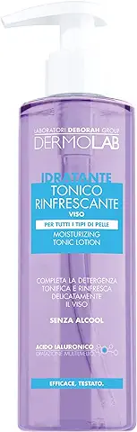 Dermolab Tónico Facial Hidratante y Refrescante sin Alcohol, para todo tipo de Piel, 200 ml  