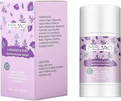 Desodorante Mujer Hombre Sudor Relajante Antitranspirante sin Aluminio, Natural Desodorante Solido Stick Refrescante Antiolor Axilas, Mejora el olor Corporal, Fresco y Limpio(lavanda rosa tipo 40g)  