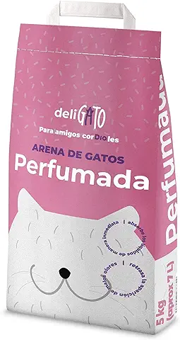 DIA DELIGATO Arena para Gatos Absorbente Perfumada Bolsa 5 Kg  