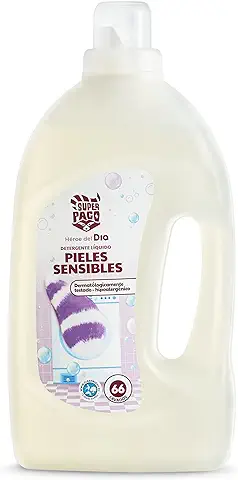DIA SUPER PACO Detergente Máquina Líquido Pieles Sensibles Botella 66 lv  