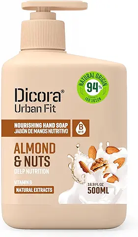 Dicora Urban Fit Jabón de Manos Vitamina B Almendras & Nueces 500 ml  