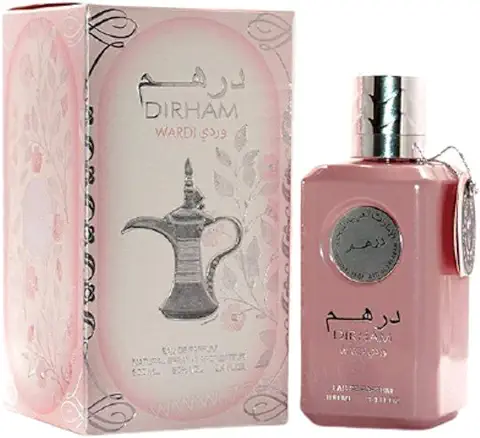 Dirham Wardi Edp de Ard Al Zaaafran - Perfume Natural de Calidad en Spray, 100 ml, para Mujer  