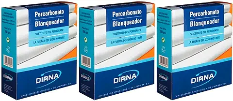 DIRNA Percarbonato Sódico Blanqueador Fuerza de OxÍgeno Libre 750 Gr Lote 3 PACK  