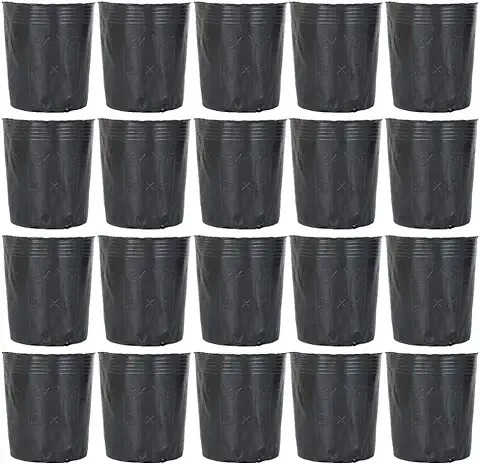 DOITOOL 300 Macetas Redondas Biodegradables para Plantas, Plantas de Semillero, Herramientas de Jardinería para Interiores y Exteriores, Plantas de Semillero, Flores, Verduras, 15 x 15 cm  