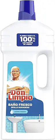 Don Limpio Baño Limpiador Liquido 1.3l, Producto de Limpieza para Baño Con Tecnología Antigoteo, Elimina el 100 % de los Restos de Jabon  