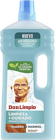 Don Limpio Limpia Suelos Superficies Delicadas Detergente Liquido 1.3l, Friegasuelos con PH Seguro para Suelos de Madera, Piedra y Marmol  
