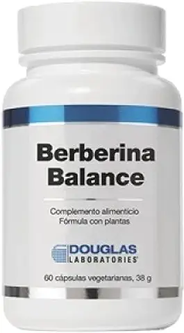 DOUGLAS | Berberina Balance | Complemento Alimenticio | Mejora la Circulación y el Metabolismo del Azúcar | Demostrado Clínicamente | Uva | Vegano | Sin Gluten y Azúcar | 2 Cápsulas día | 60 Cápsulas  