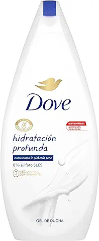 Dove Gel de Baño para Piel más Suave y Cuidada, Hidratación Profunda sin Sulfatos - 750 ml  