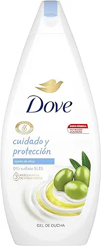 Dove Gel de Ducha con Aceite de Oliva para Piel Seca Sin Sulfato SLES y Con Hidratantes Vegetales e Ingredientes de Origen Natural, 750 ml  