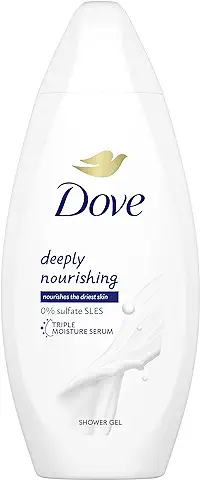 Dove Gel de Ducha Hidratación Profunda Sin Sulfato SLES y Con Hidratantes Vegetales e Ingredientes de Origen Natural, 55 ml ( Paquete de 1)  