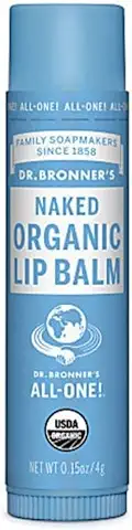 Dr Bronner - Bálsamo de labios desnudos, 4 g