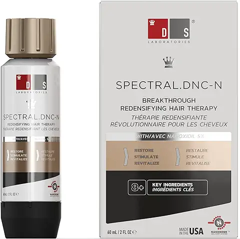DS Laboratories Spectral. DNC-N Tratamiento Anticaída. Ayuda a Reducir la Caída del Cabello y Estimula el Crecimiento Capilar. Fórmula con Nanoxidil 5%, Cafeína 1% y Retinol.  