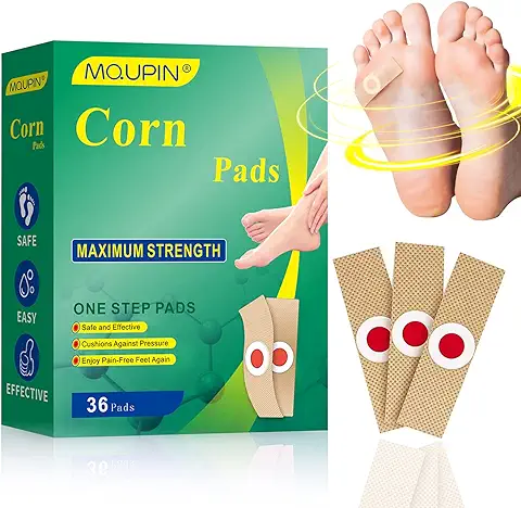 Durezas Pies Eliminar Verrugas, Removedor de Verrugas Maíz 36PCS, Ácido Salicílico Callos Pies Eliminar, Tratamiento de Pies para Verrugas Quitar Durezas pies Eliminar, Cura Rápidamente  