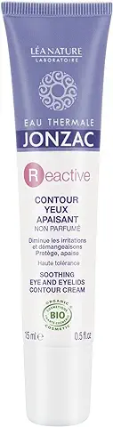 Eau Thermale Jonzac Crema Orgánica para Contorno de ojos Reactiva, Relajante, 15 ml  