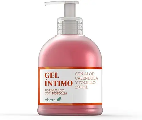 Ebers Gel Íntimo Aloe, Caléndula y Tomillo, 250 Mililitros  