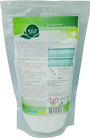 Eco Nano Green - Quitamanchas - Percarbonato - Higienizante - 500 gr  
